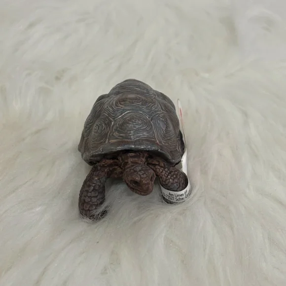 Brown Tortoise Figurine - Realistic Small Pets Toy - Picture 2 of 8